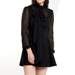 Storets Jane Sheer Tie Dress